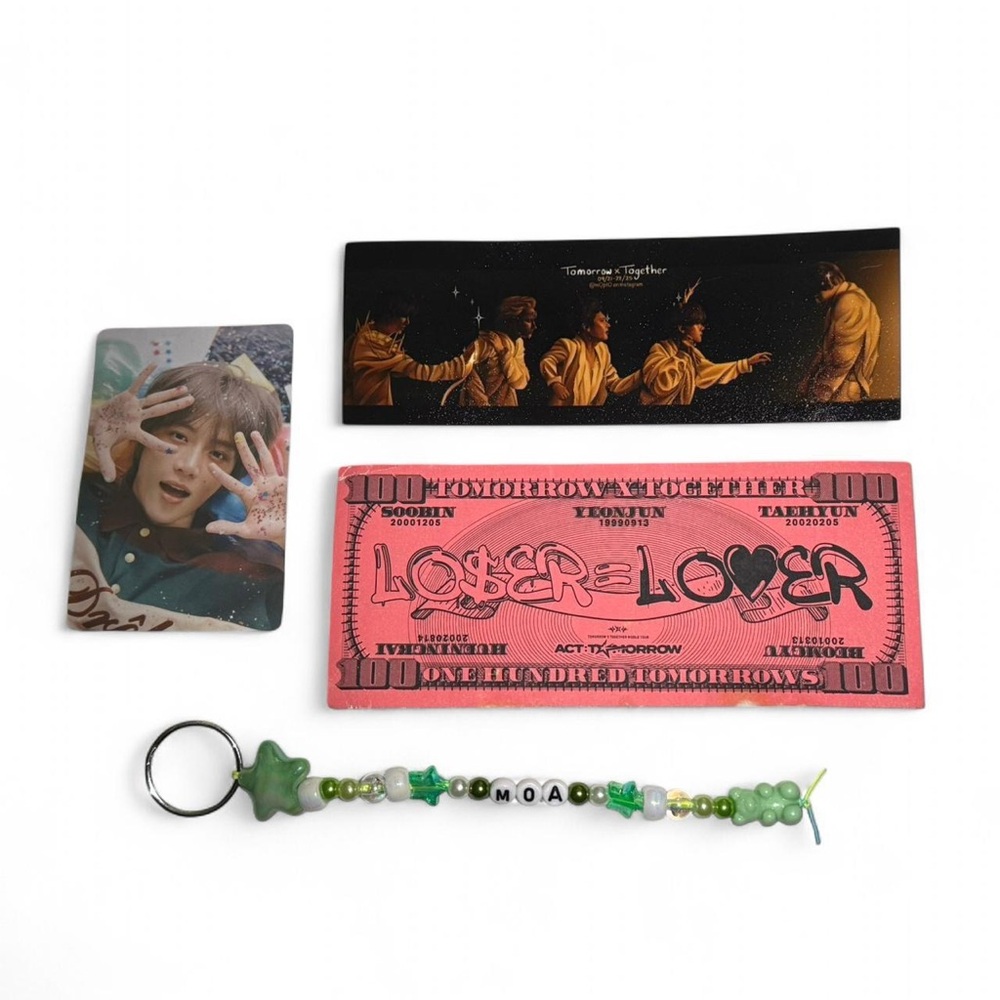 Tomorrow X Together Concert Collectibles (Photo Cards, Keychain) 2025